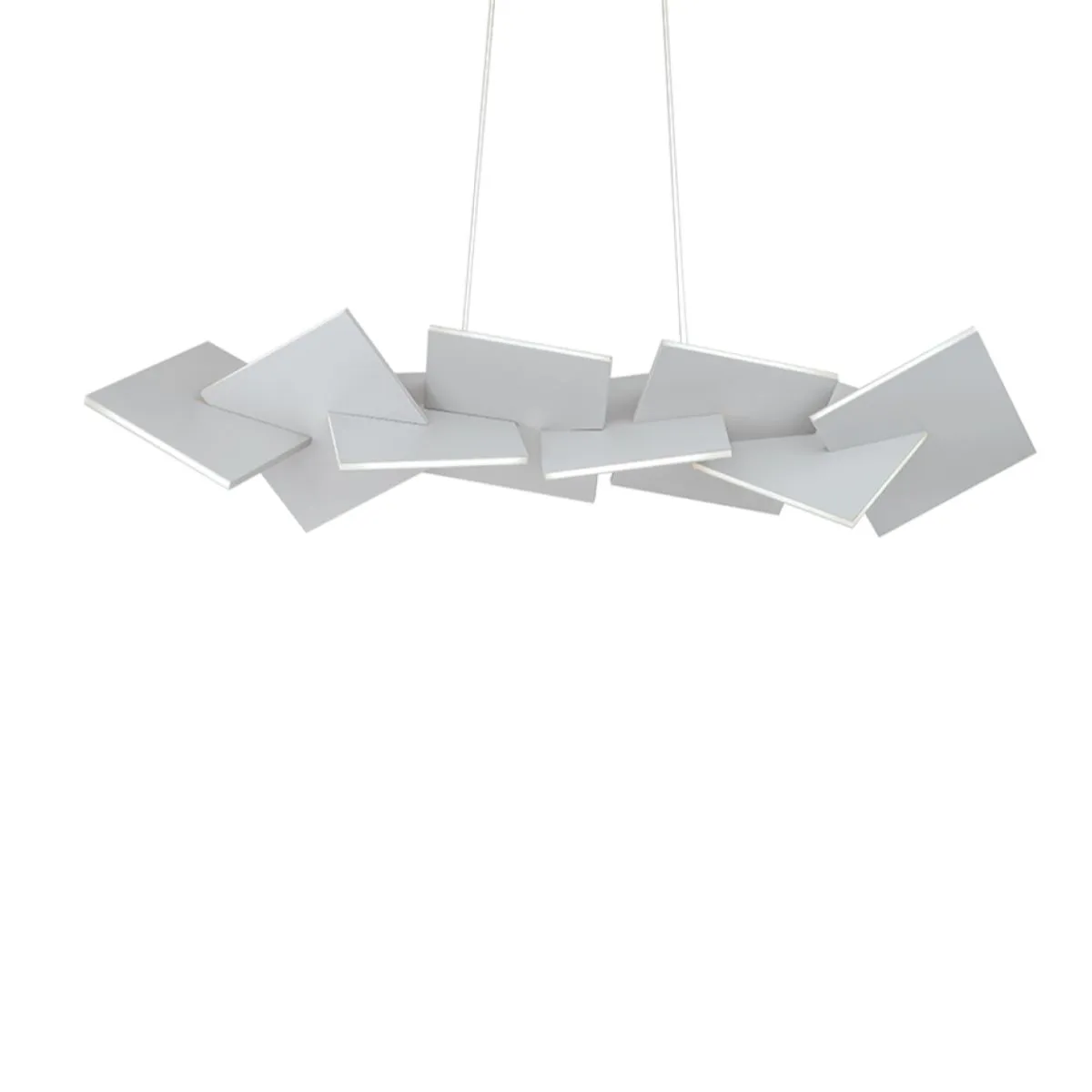 Konstrukt 48 in. LED Pendant Light Titanium Finish