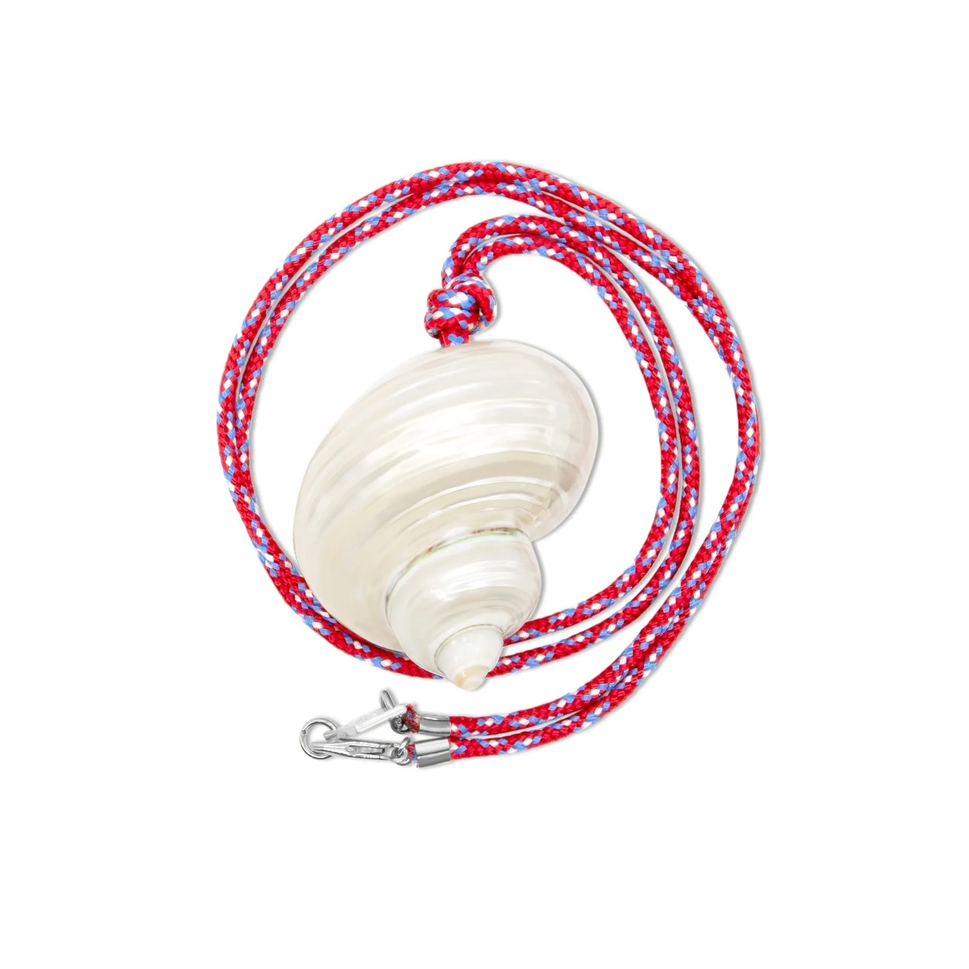 Laura Shell Necklace- Red