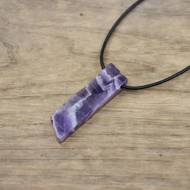 Natural Crystals Pendent Necklaces