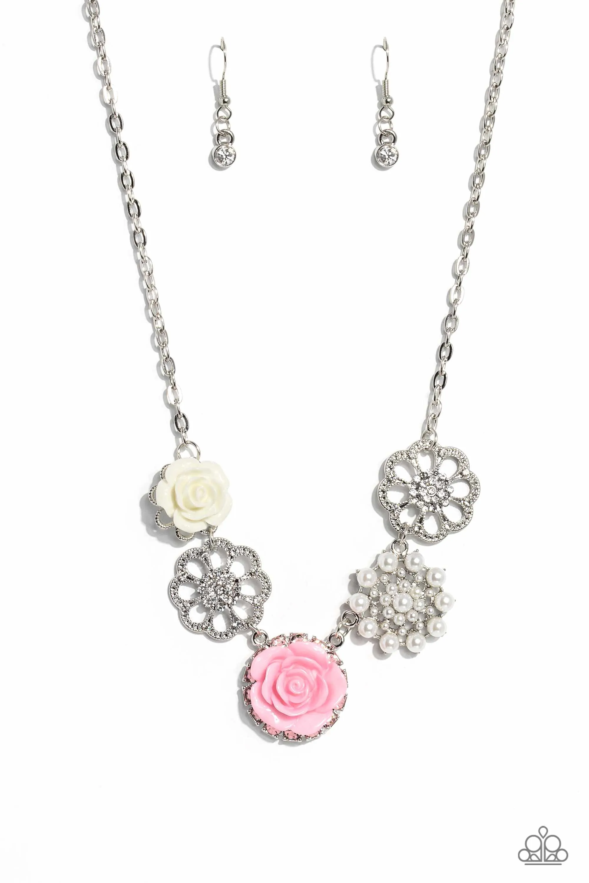 Paparazzi Necklace ~ Tea Party Favors - Pink