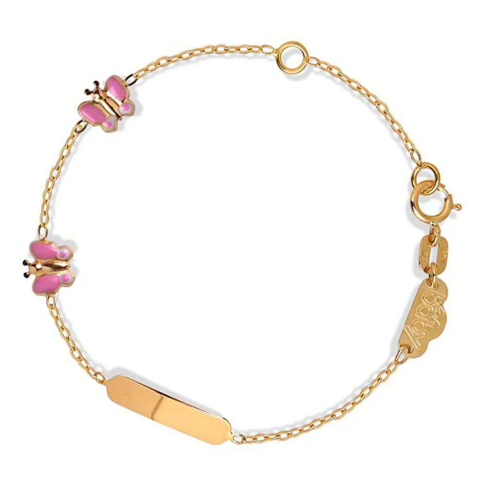 Pink Butterflies Bracelet