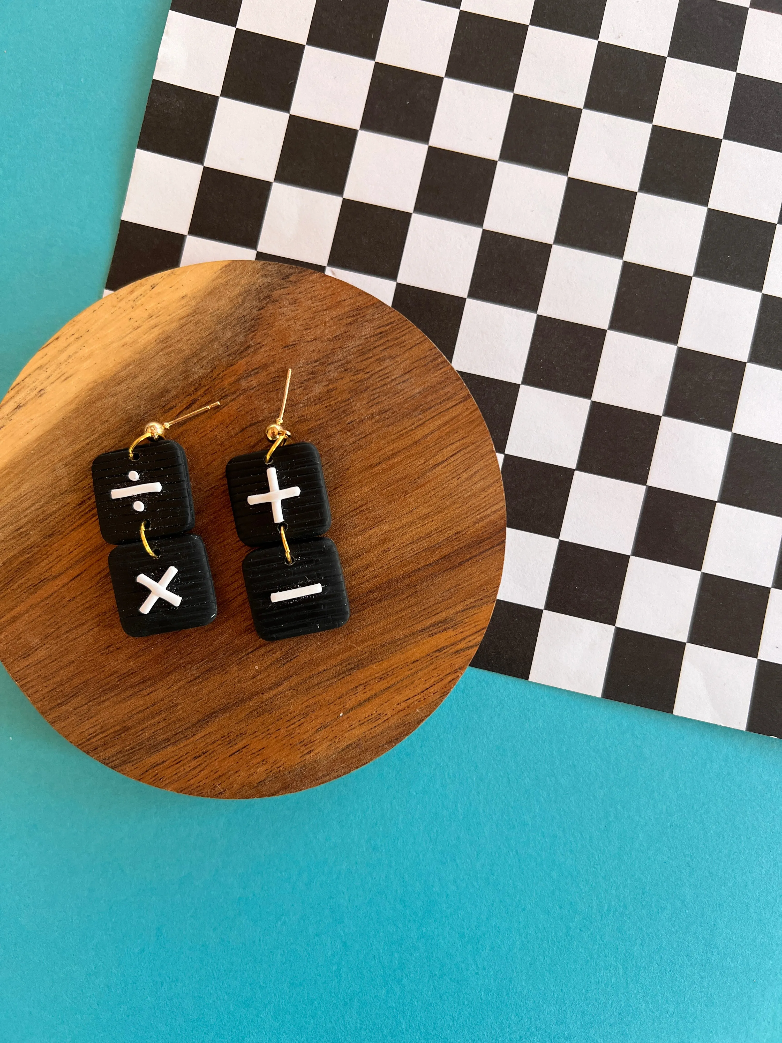 Roxy - Clay Math Earrings