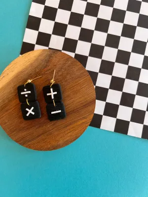 Roxy - Clay Math Earrings