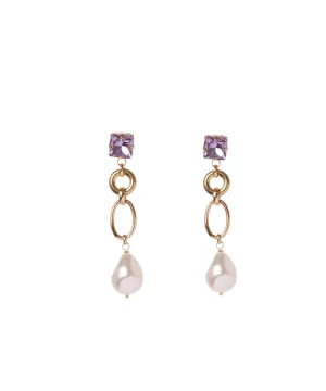 SODINI RUGIADA EARRINGS IN PURPLE