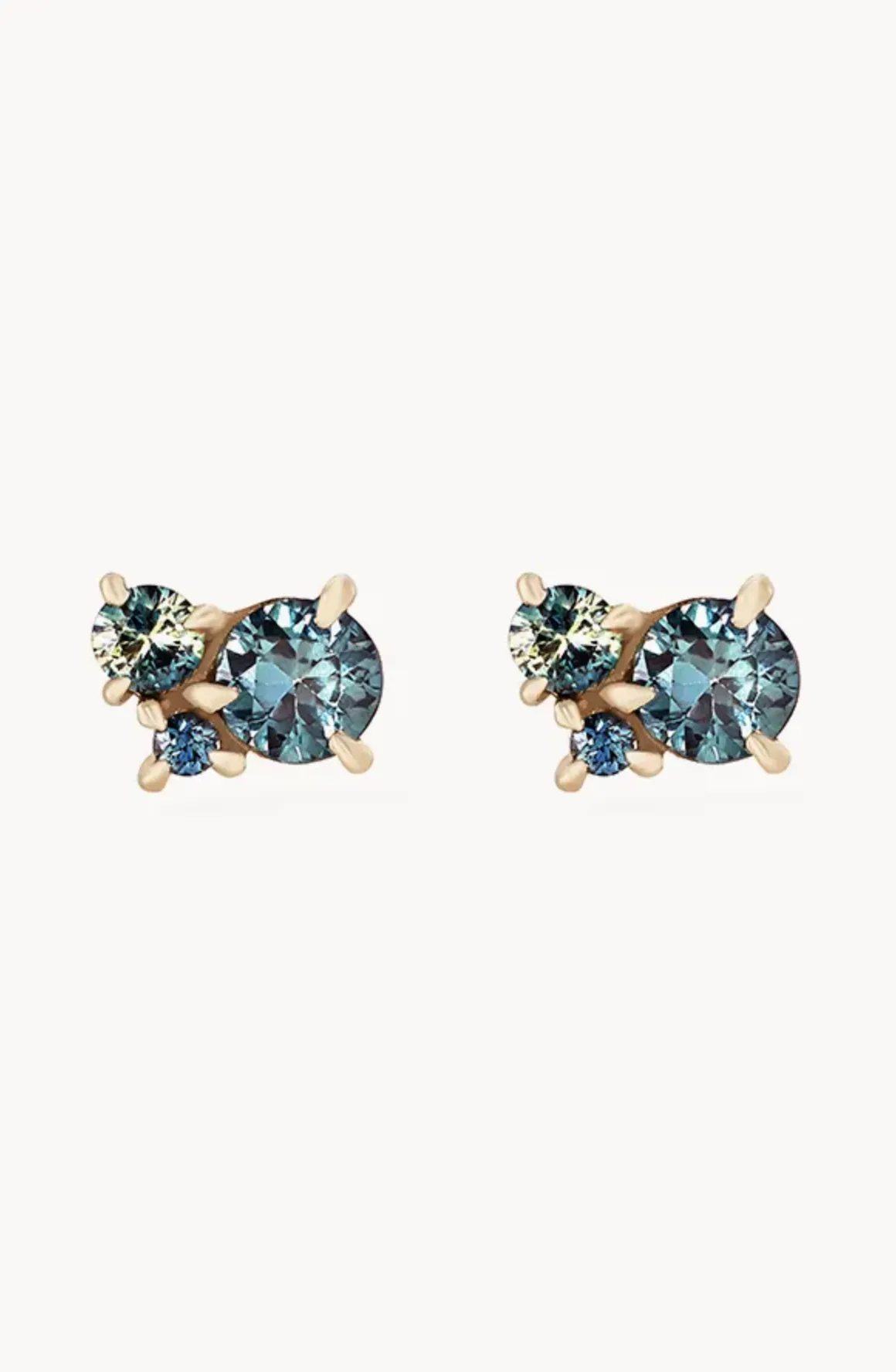 Something Blue Tie Dye Moonchild Sapphire Studs