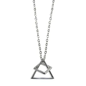 Sterling Silver Geo Game Necklace