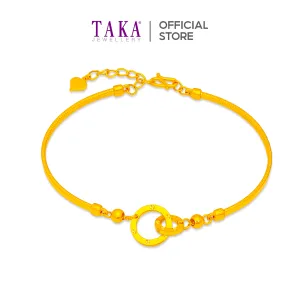 TAKA Jewellery 999 Pure Gold 5G Bangle