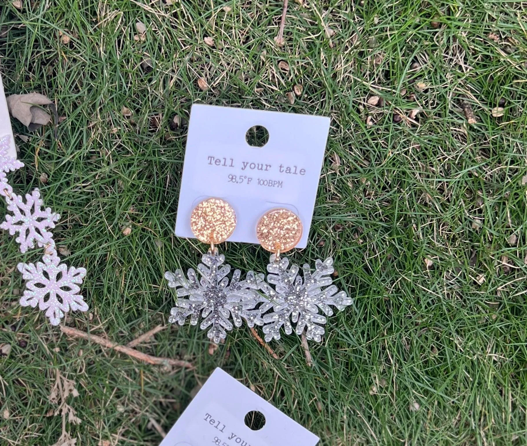 Winter Snowflake Earrings