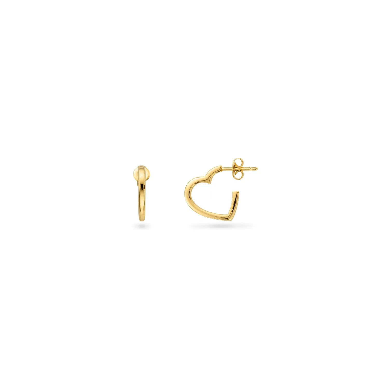 Young Love Hoop Earrings (Gold)